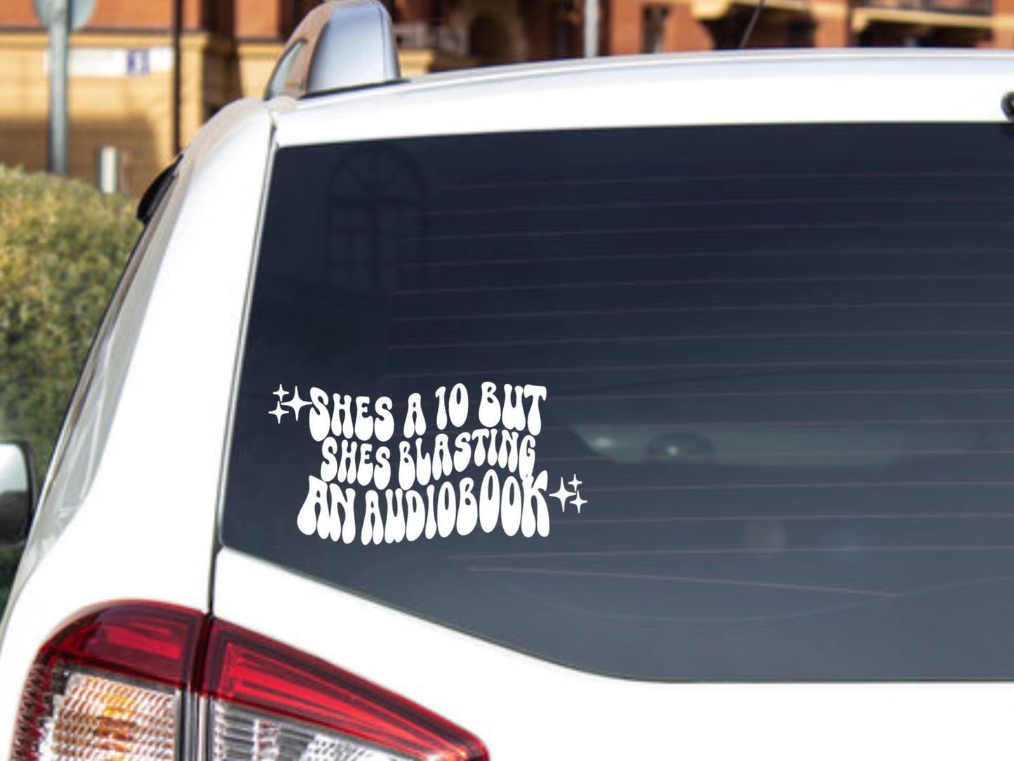 Audiobook Decal