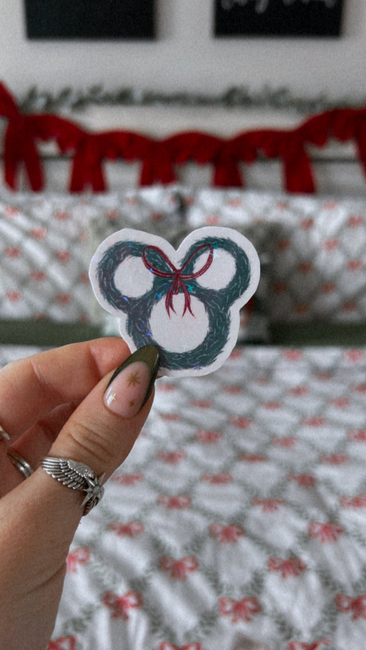 Mouse Holiday Wreath