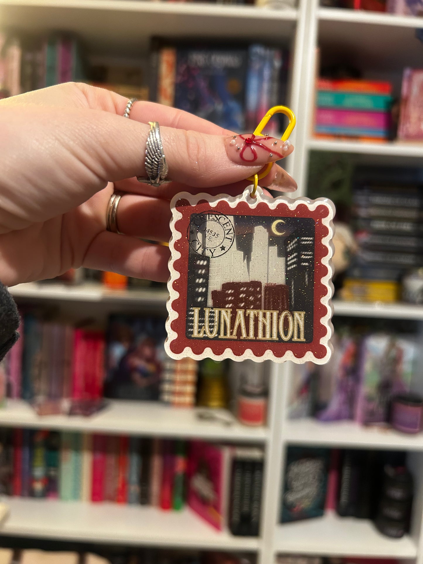 Lunathion Stamp Keychain