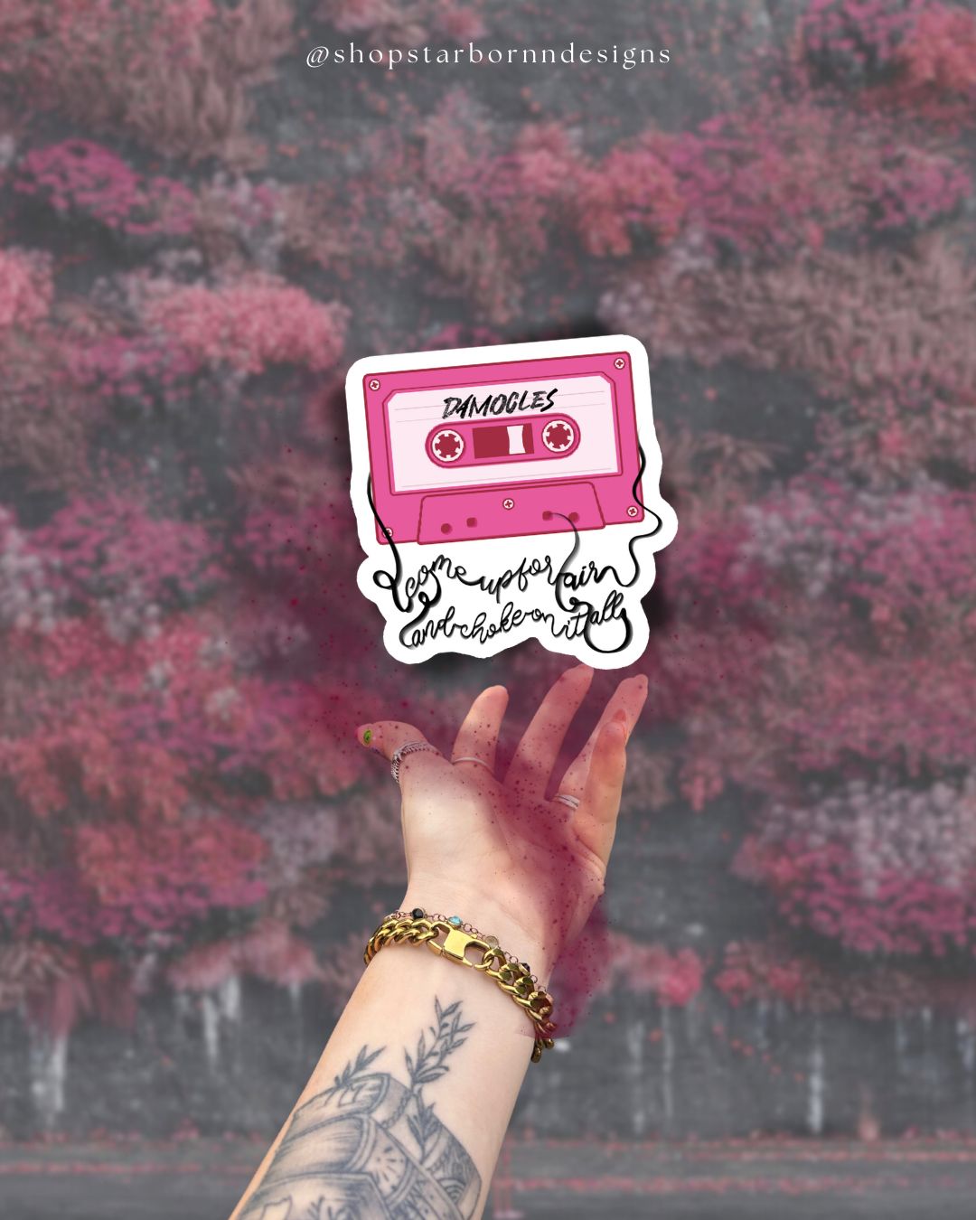 until the tape runs out of me