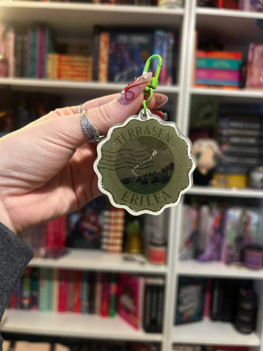 Terrasen Stamp Keychain