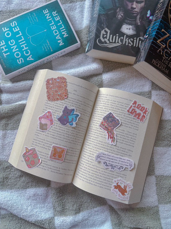 Whimsical Book Stack