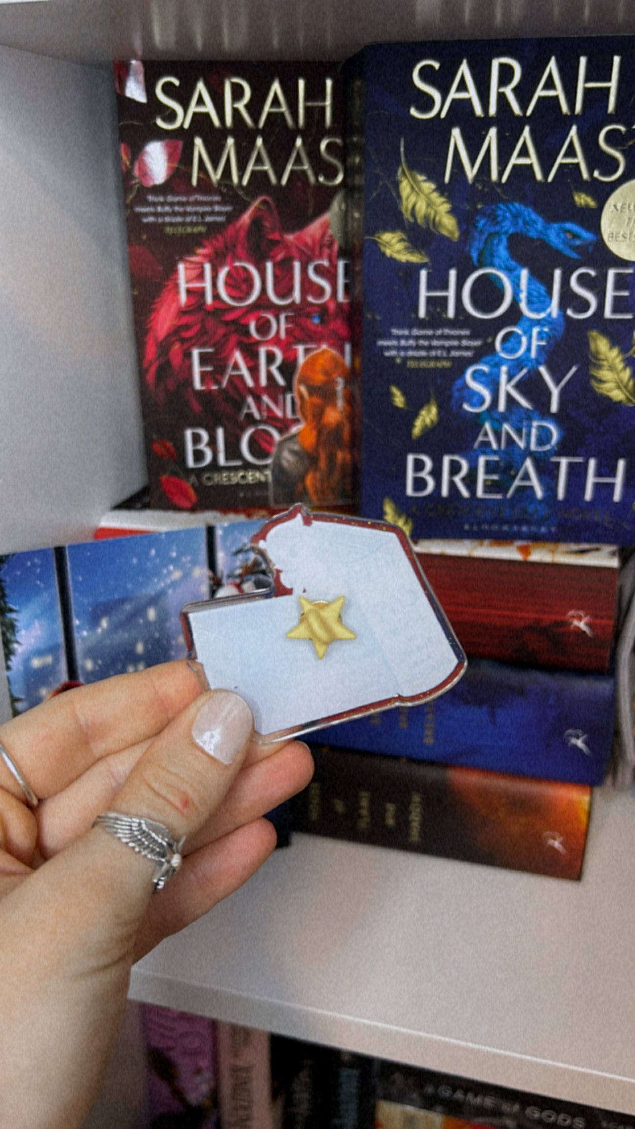 CC Triple Book Stack Pin