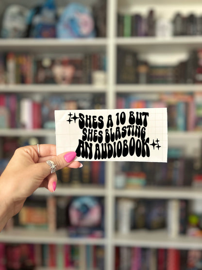Audiobook Decal
