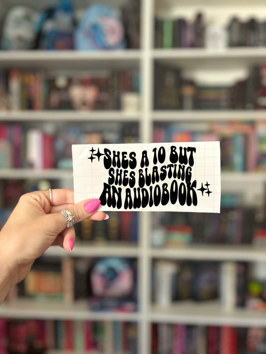 Audiobook Decal