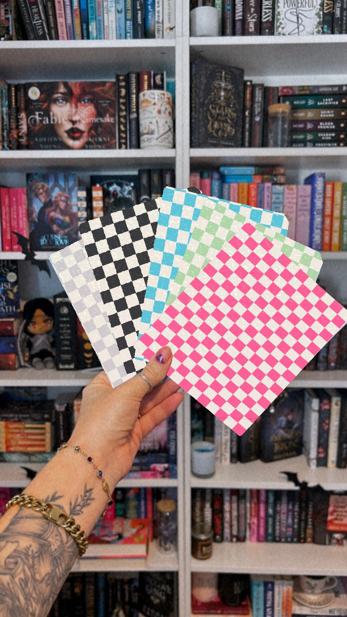 Checkered Kindle Skin (Choose Your Color)