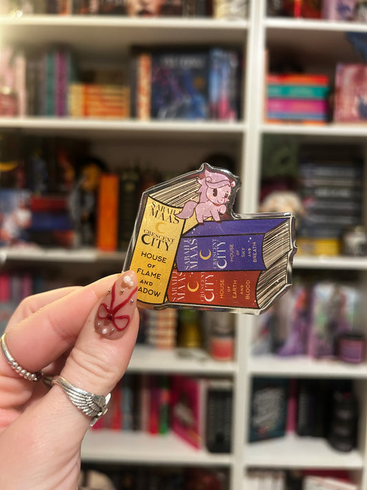 CC Stack Acrylic Pin