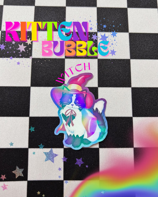 Kitten Bubbles Witch