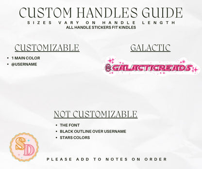 Custom Handle Stickies