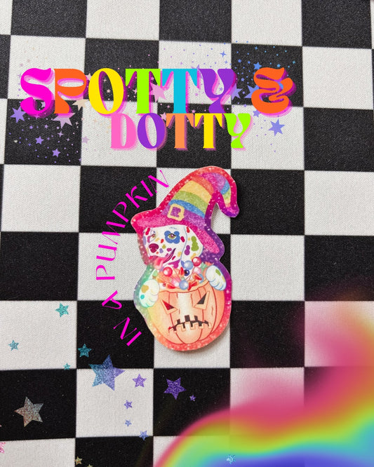 Spotty & Dotty in a Pumpkin