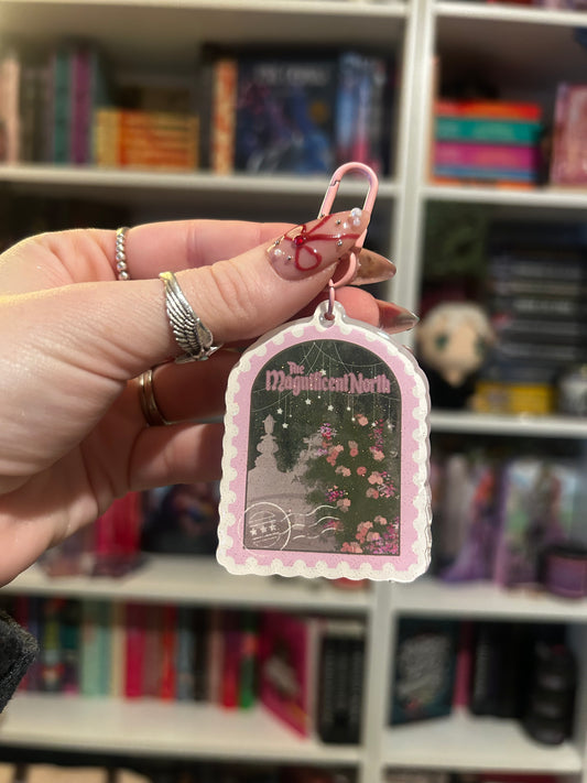 The Magnificent North Stamp Keychain
