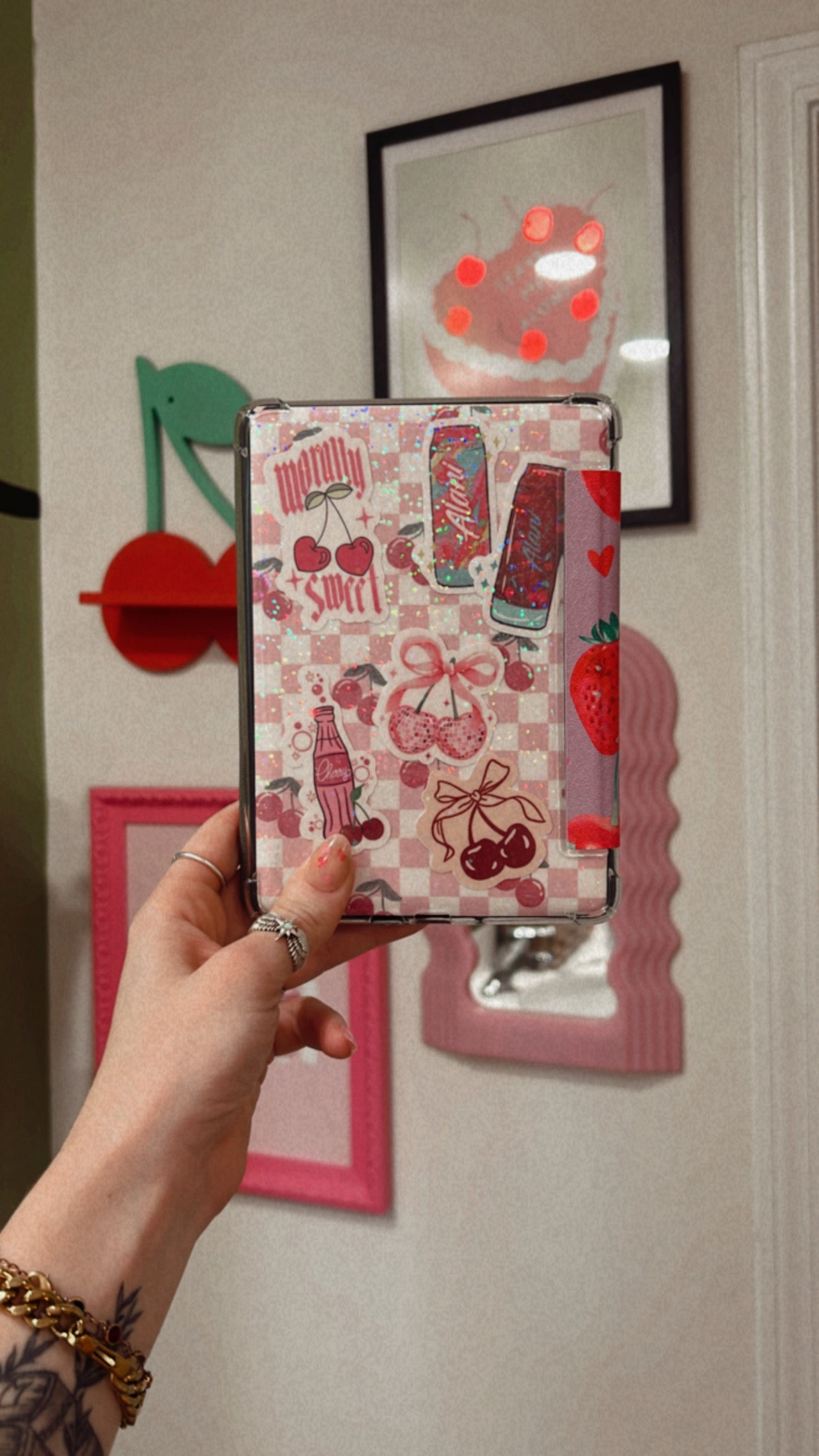 Cherry Slush Kindle Skin