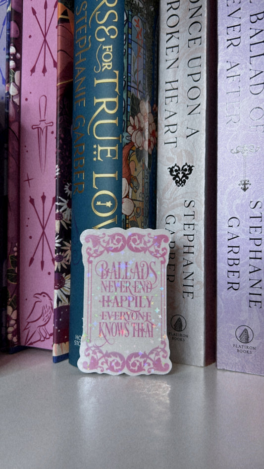 ballads don’t end happily