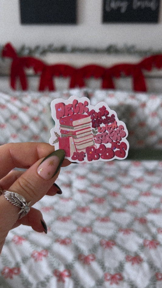 Deck the halls with Stacks of Books