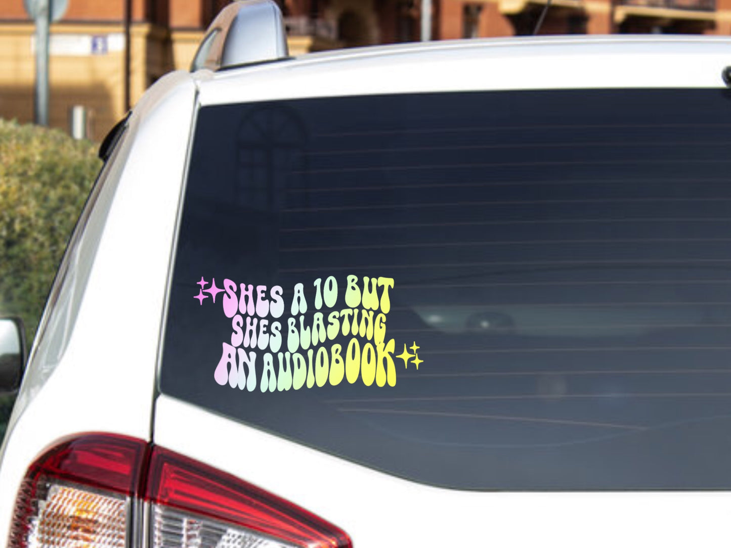 Audiobook Decal