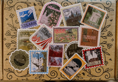 Bookish Location Stamps