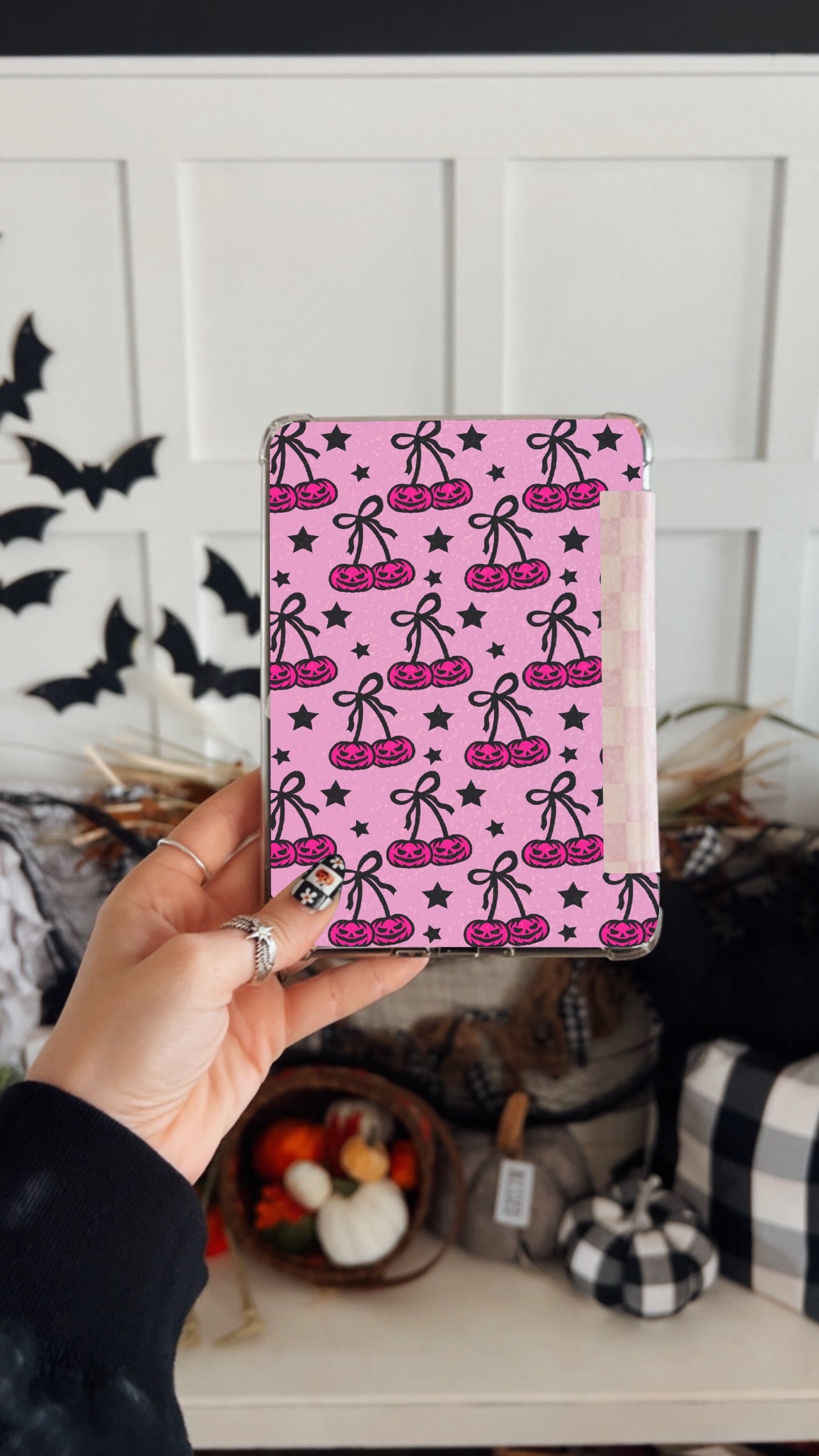 Pink & Spooky Kindle Skins