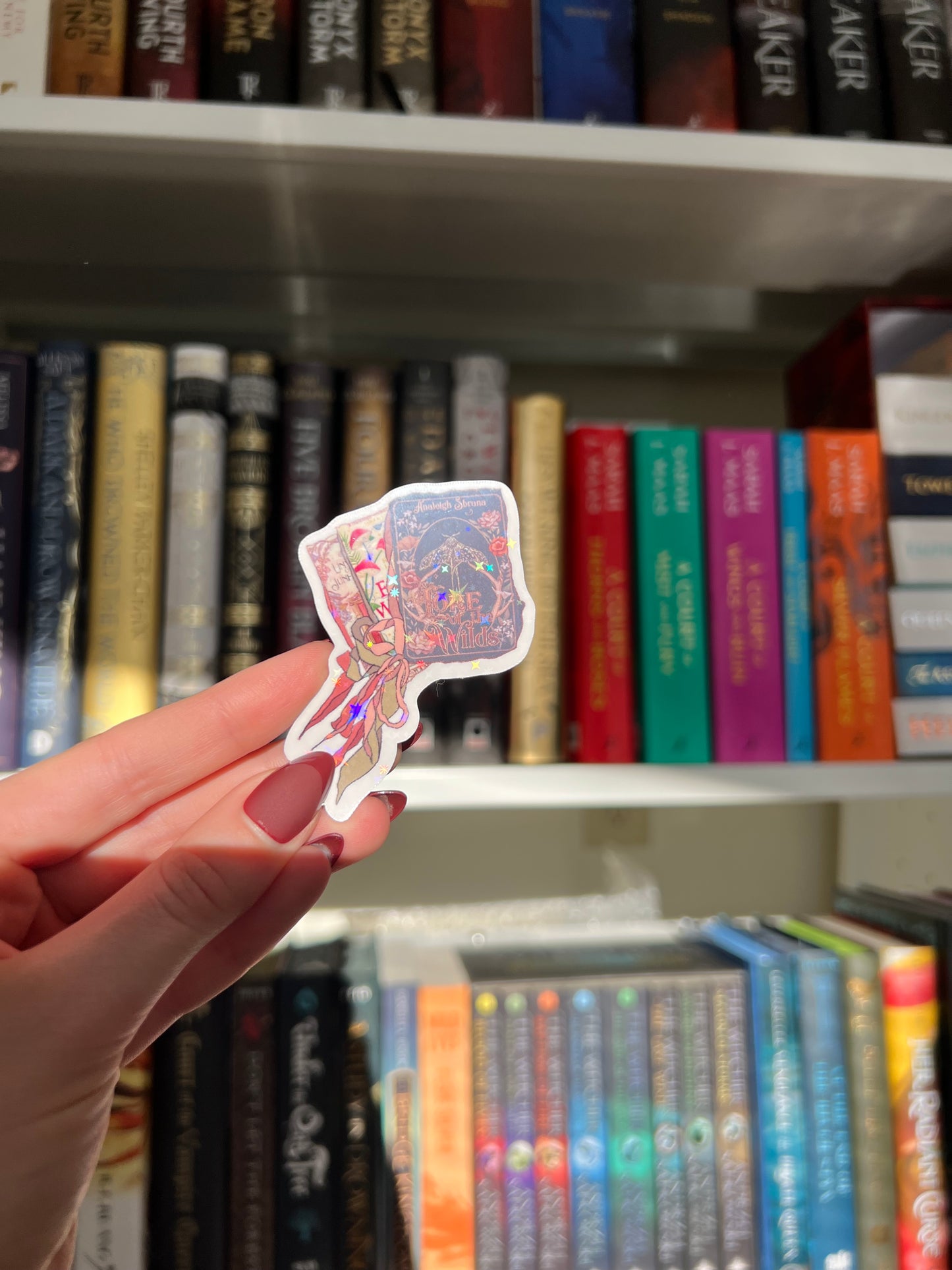 Whimsical Book Stack