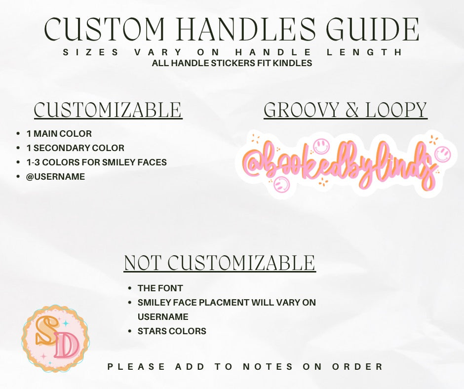 Custom Handle Stickies