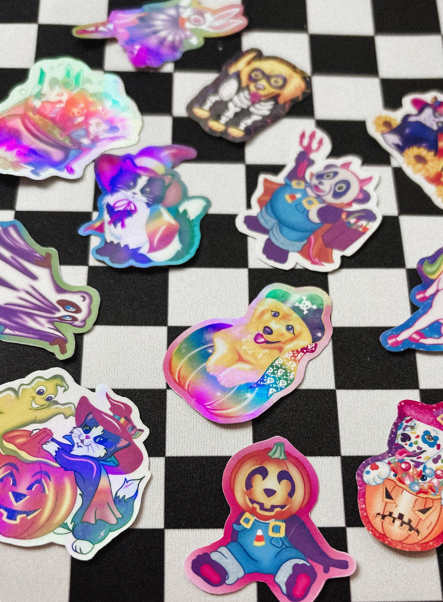 Panda Painter Pumpkin Head