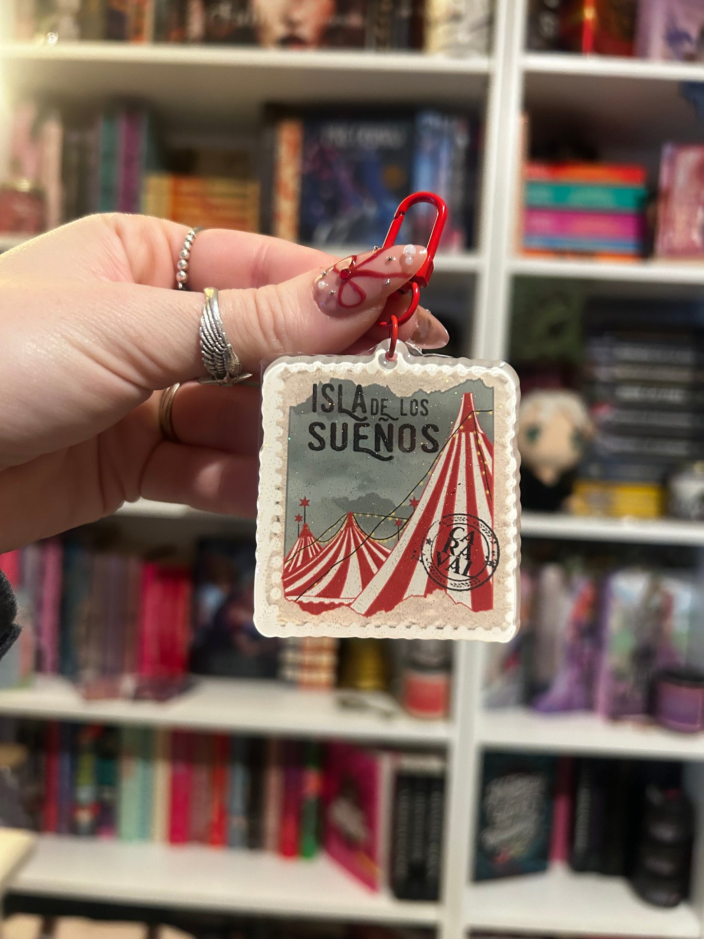 Caraval Stamp Keychain