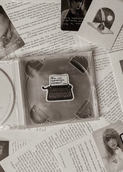 like who uses typewriters anyways?