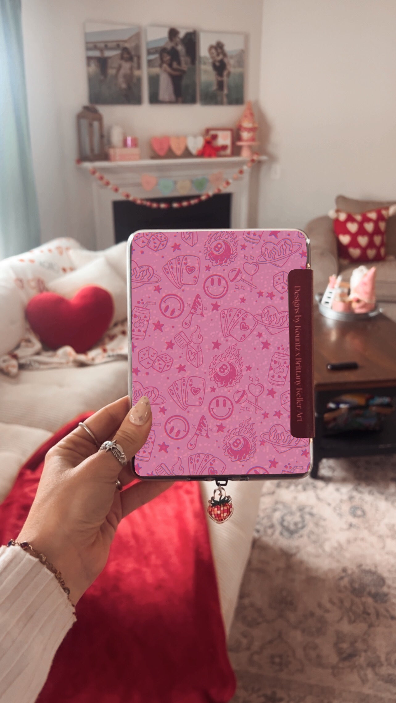 Ace of Pink Kindle Skins