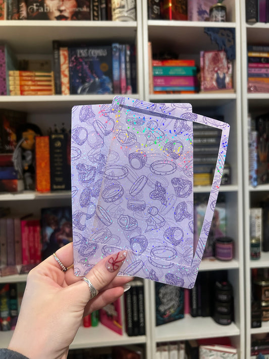 Basic Kindle Skin (full) - Purple Alchemy Rings