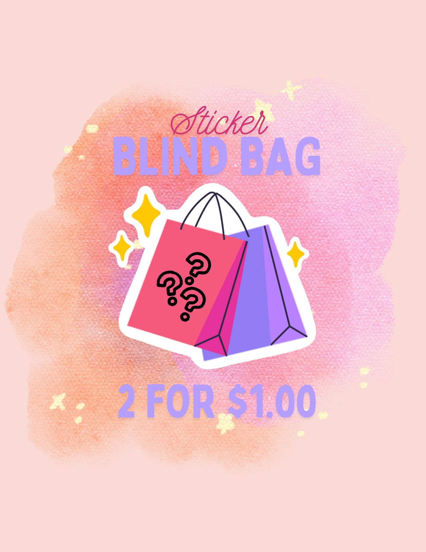 2 for $1.00 Stickers