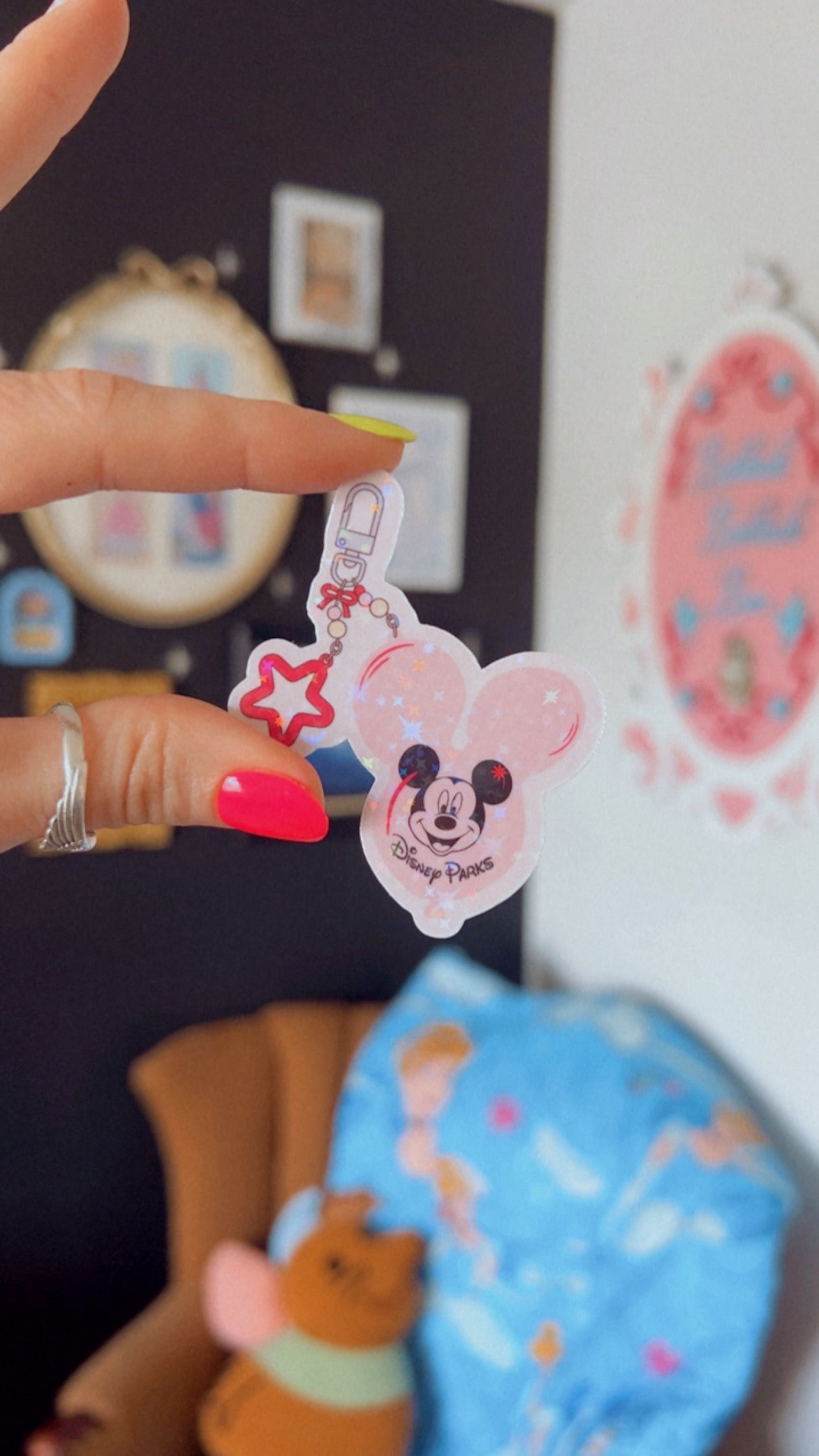 Park Balloon Keychain