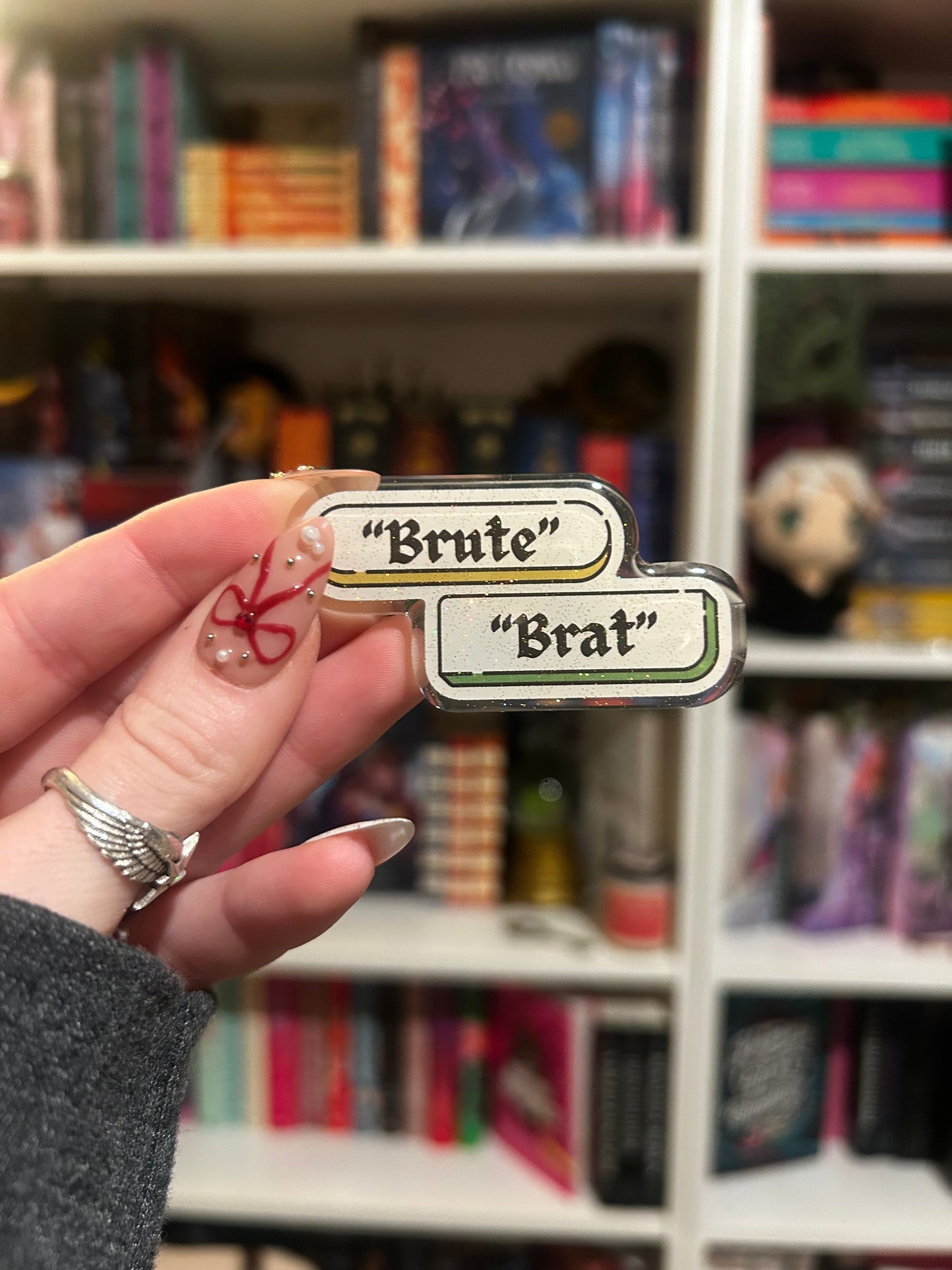 Brute, Brat Acrylic Pin