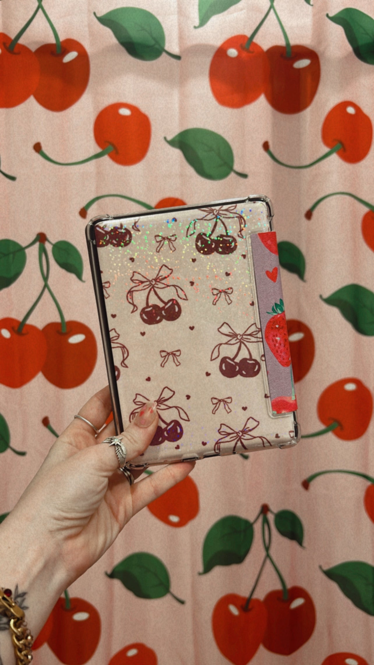 Romantic Cherries Kindle Skin