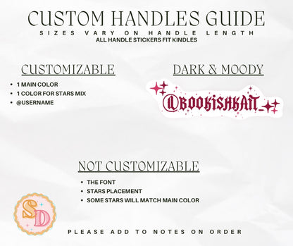 Custom Handle Stickies