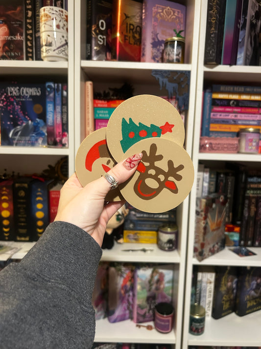 Christmas Cookie Coasters