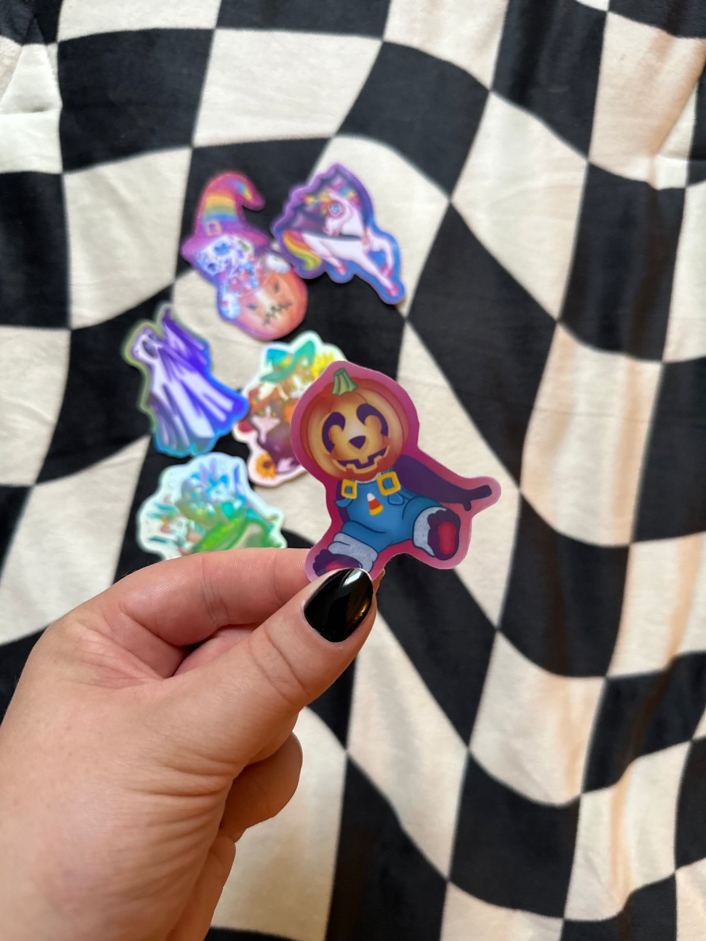 Panda Painter Pumpkin Head