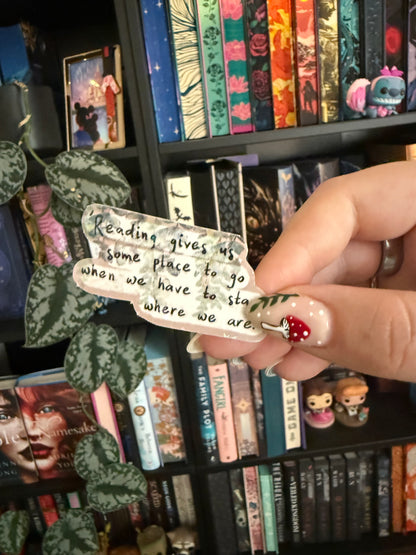 i want to be reading