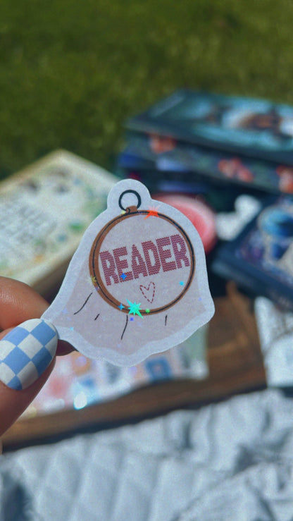 Reader Cross Stitch