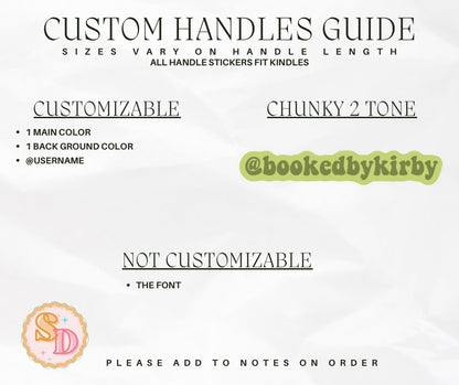 Custom Handle Stickies