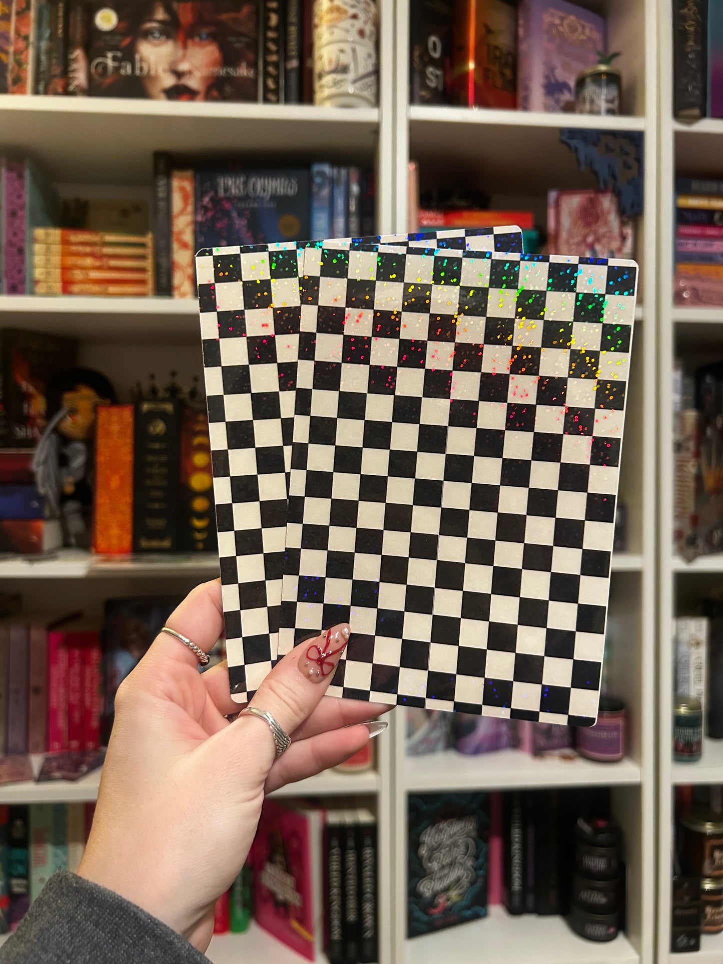 PW 12 Back Only - Black & White Check