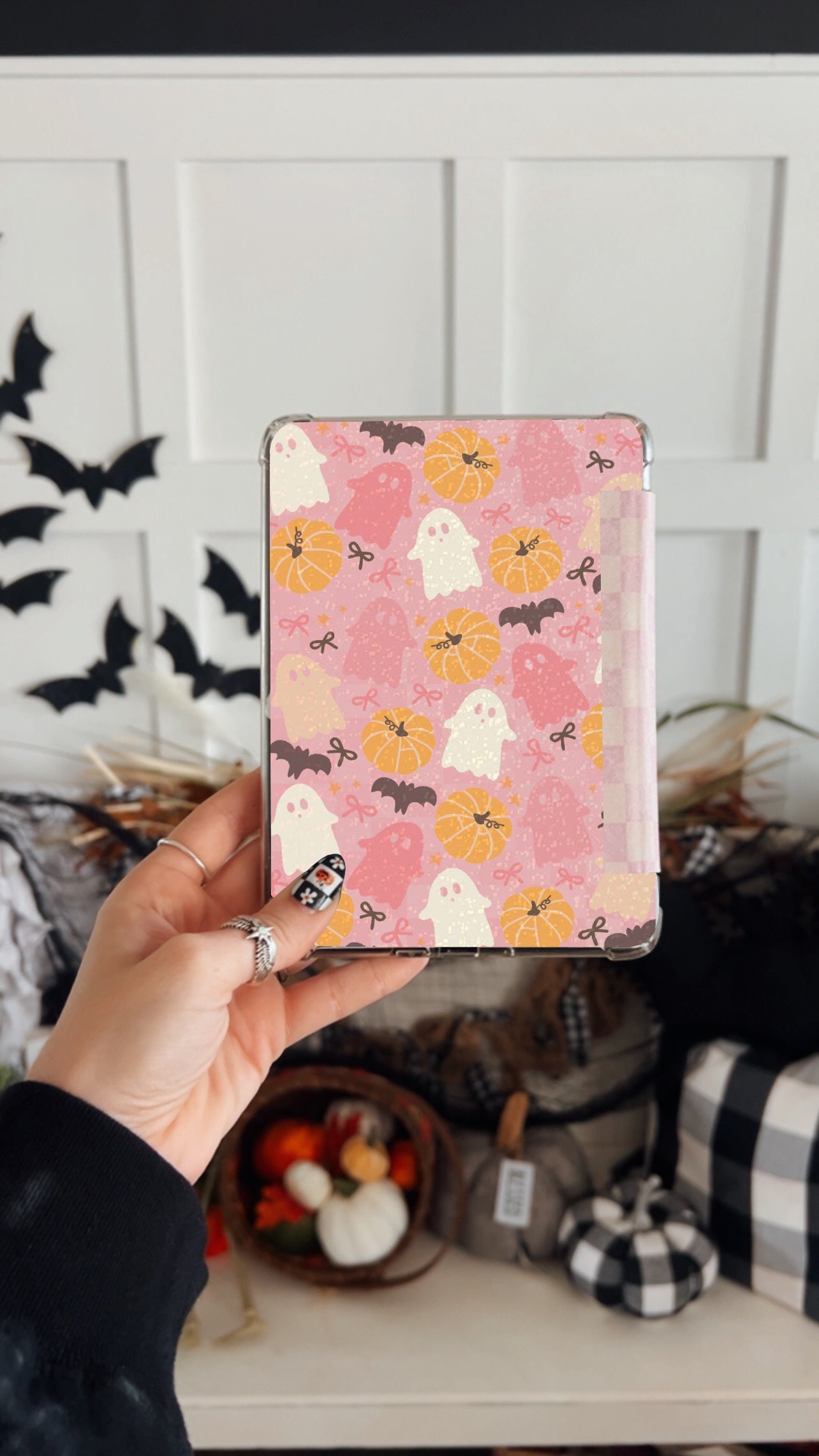 Pink & Spooky Kindle Skins