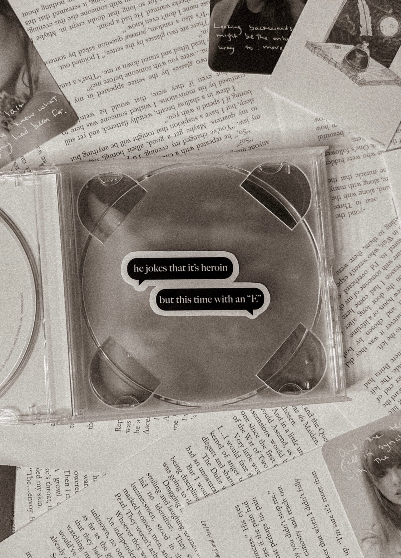 he jokes that its heroin