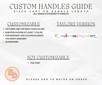 Custom Handle Stickies