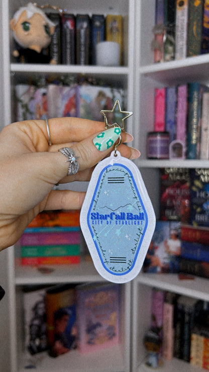 Star Fall Ball Motel Keychain