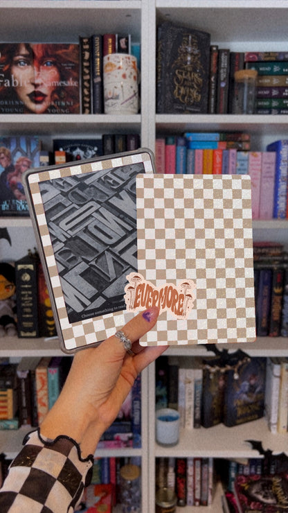 Checkered Kindle Skin (Choose Your Color)