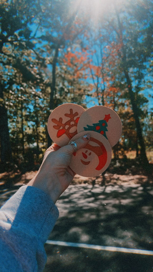 Christmas Cookie Coasters