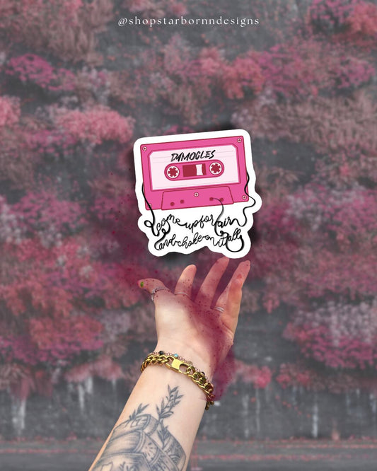 until the tape runs out of me