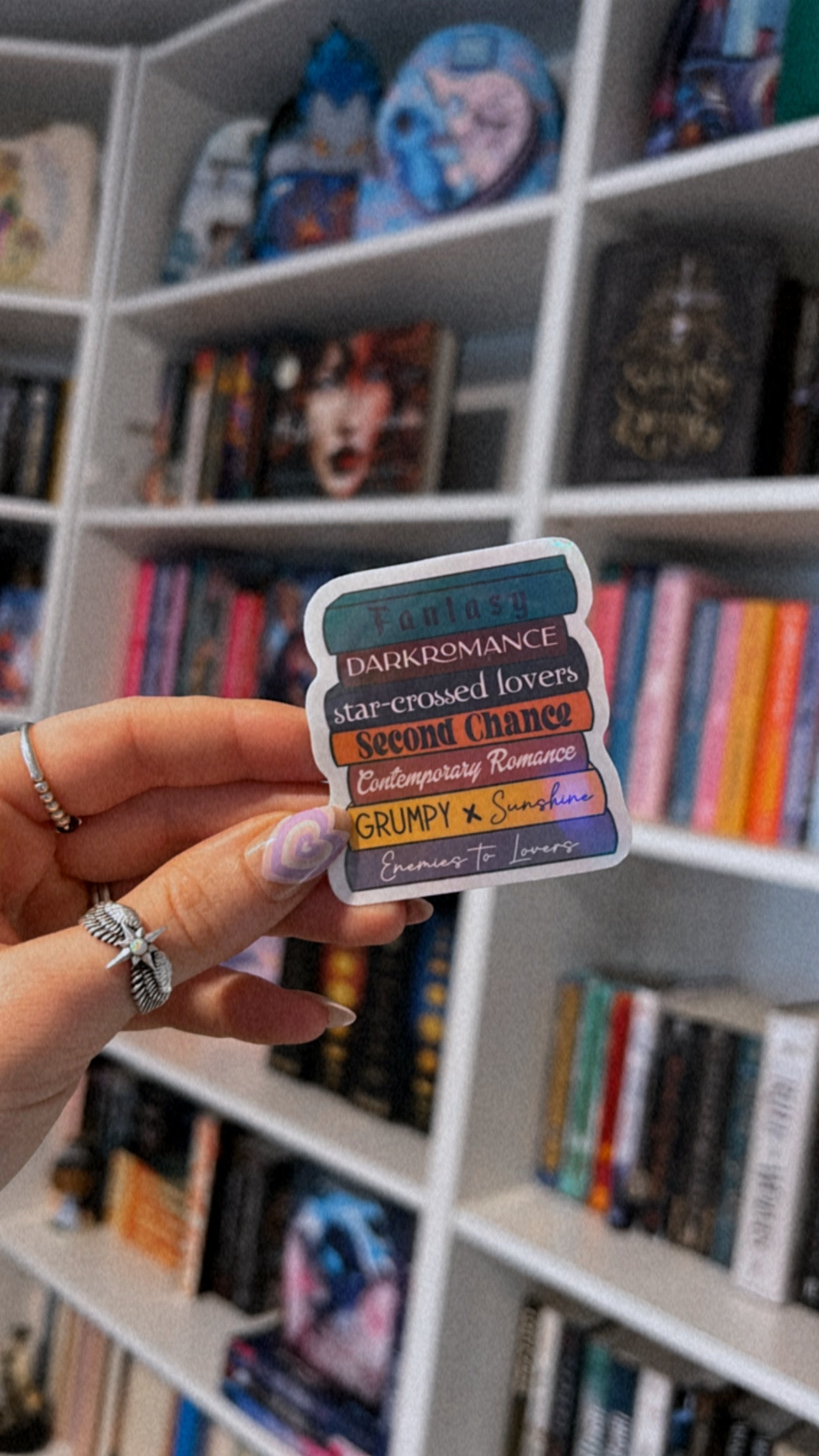 Book Stack - Moody Colors