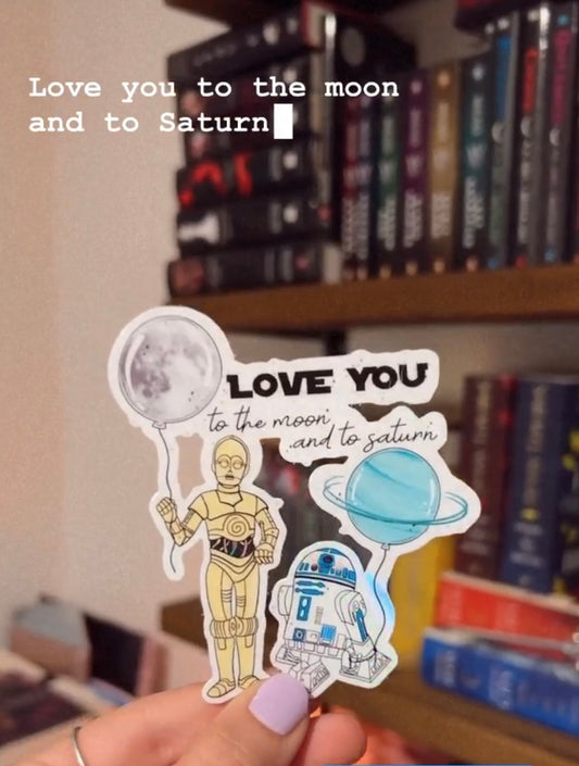 Droid Besties x Moon + Saturn