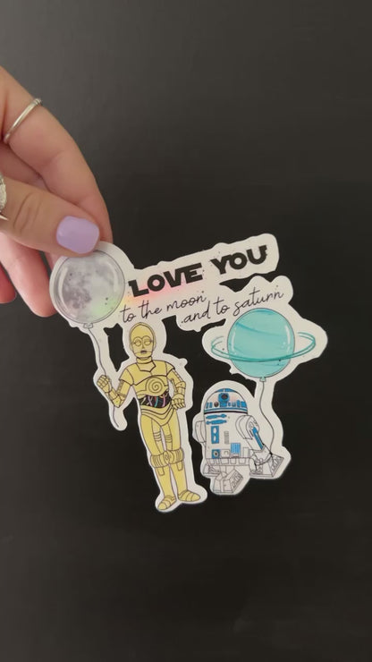 Droid Besties x Moon + Saturn