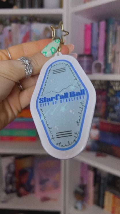 Star Fall Ball Motel Keychain